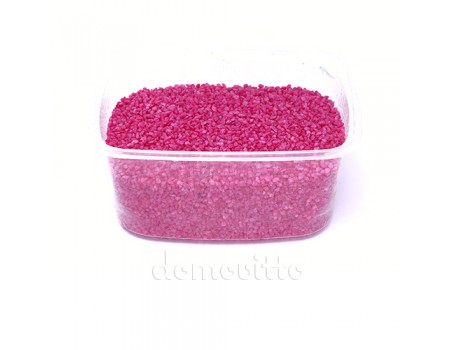 Песок крупный ярко-розовый, 1,2-1,8 мм, 330 гр (Германия)