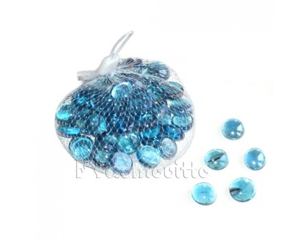 Стеклянные камушки "Ягодки голубые", 200 гр