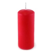Свеча декоративная "Столбик красная", 4 х 9 см