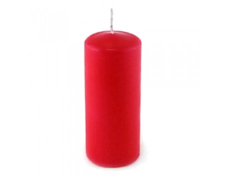 Свеча для композиций "Столбик красная", 4 х 9 см