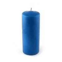 Свеча для композиций "Столбик синяя", 4 х 9 см