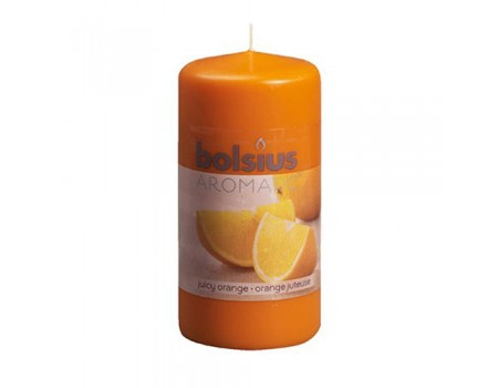 Свеча ароматическая "Апельсин", 6 х 12 см