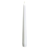 Свеча столовая белая, 24 см (Нидерланды)