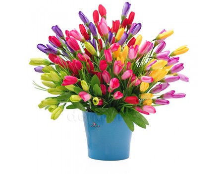 Искусственные цветы "Крокусы", 7 вет, 36 см ✦ 102981