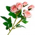 Ветка розы небольшая искусственная, 42 см.