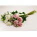 Розы искусственные: букетик из трех веточек, 43 см