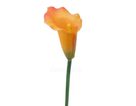 Искусственный цветок "Калла оранжевая", 62 см ✦ 103211