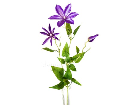 Искусственный цветок "Клематис", 75 см ✦ 103322