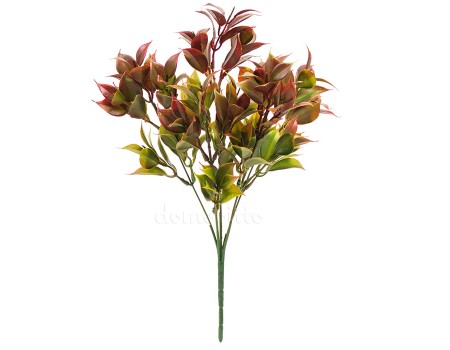 Растение искусственное "Фикус Бенджамина с кор. кончиками", 35 см ✦ 103317