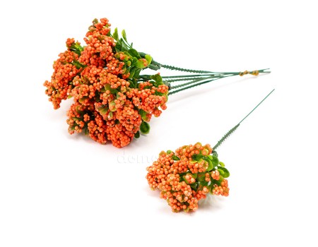 Искусственные цветы "Кустик вставка с ягодами", 20 см ✦ 108363
