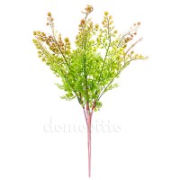 Искусственное растение "Кустик с коричневыми кончиками", 40 см ✦ 101392