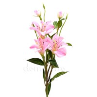 Искусственная лилия розовая, 80 см ✦ 103018