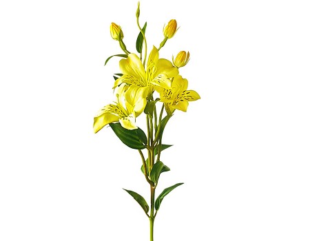 Искусственная лилия желтая, 76 см ✦ 103346