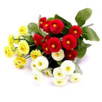 Искусственные цветы Маргаритки, 32 см ✦ 103014