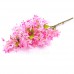 Ветка искусственная в цветах розовая, 55 см