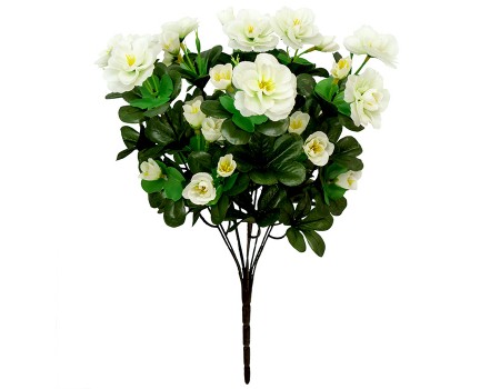 Азалия белая 40 см, искусственные цветы ✦ 103516