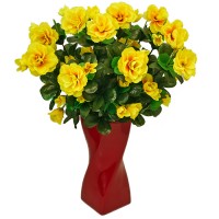Азалия желтая 40 см, искусственные цветы ✦ 103515