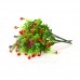 Цветок искусственный "Барвинок красный", 35 см
