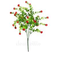 Искусственные цветы "Барвинок красный", 35 см ✦ 101389