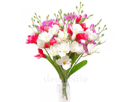 Искусственные цветы "Фрезии", 44 см. Разные цвета ✦ 102311