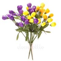 Искусственные цветы "Крокусы", 7 вет, 37 см ✦ 101946
