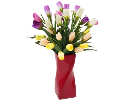 Искусственные цветы "Крокусы трехцветные", 38 см ✦ 103428