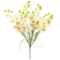 Искусственные орхидеи белые/кремовые, 44 см ✦ 102310