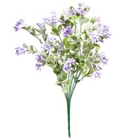 Искусственные цветы с белым напылением, 32 см. Разные цвета ✦ 103411