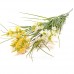 Искусственные цветы полевые белые, 45 см
