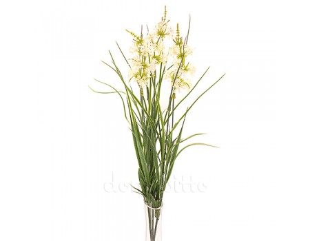 Искусственные цветы полевые белые, 45 см