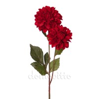 Искусственный цветок "Георгин красный", 65 см ✦ 10040