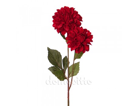 Цветок искусственный "Георгин красный", 65 см