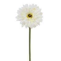 Искусственный цветок "Гербера белая", 10х32 см ✦ 103542