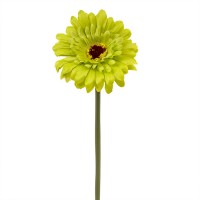 Искусственный цветок "Гербера салатовая", 10х32 см ✦ 103554