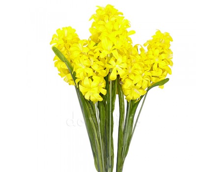 Гиацинты искусственные цветы, большой букет 67 см ✦ 102996