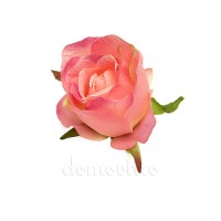 Голова розы "Бутон розовый", d9 см