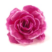 Искусственные цветы "Голова розы красно-фиолетовая", d11 см ✦ 102152