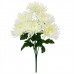 Хризантемы искусственные белые, 7 вет, 58 см