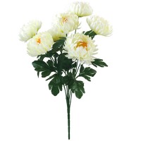 Искусственные цветы "Хризантемы белые", 7 вет, 60 см ✦ 103566