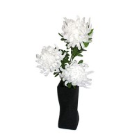 Хризантема искусственная белая, 65 см ✦ 100508