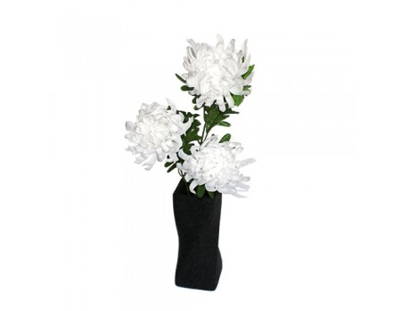 Искусственная хризантема белая, 65 см