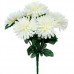 Хризантемы искусственные белые, букет 38 см