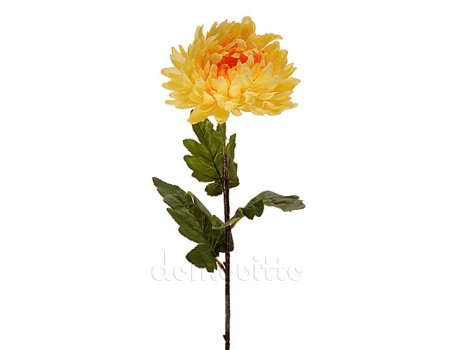 Хризантема искусственная желтая, 83 см ✦ 101952