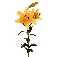 Искусственная лилия большая желтая, 96 см ✦ 10031