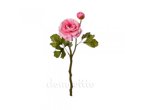 Цветок искусственный "Камелия розовая"