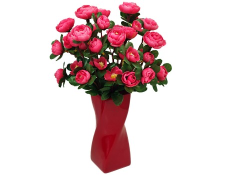 Искусственный цветок "Камелия горшечная розовая", 36 см ✦ 103513