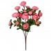 Цветок искусственный "Камелия светло-розовая"