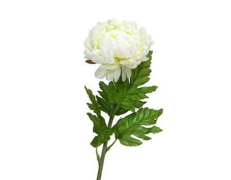 Хризантема искусственная белая, 72 см ✦ 103466
