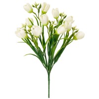 Искусственный цветок "Крокус с травкой белый", 36 см ✦ 103518