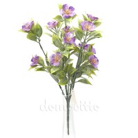 Искусственные цветы "Кустик с сиреневыми цветочками", 35 см ✦ 102238